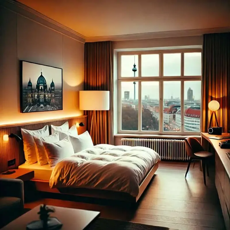 איפה לישון בברלין - התמונה נוצרה על ידי AI