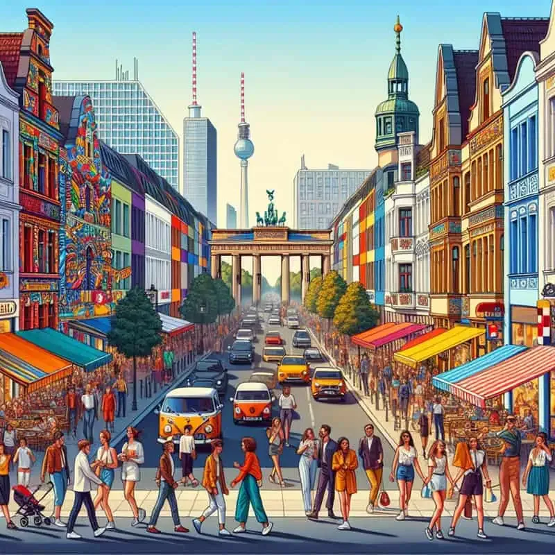 איפה לישון בברלין - התמונה נוצרה על ידי AI